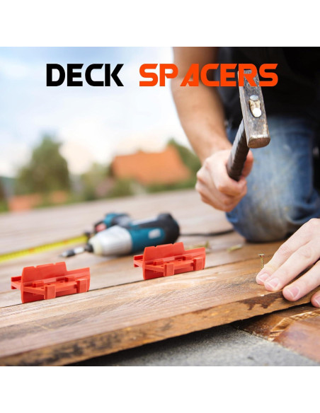 4 Espaciadores de Deck Naranja CroBlissful 1/8" y 3/16" 4 Espaciadores de Deck Naranja CroBlissful 1/8" y 3/16"