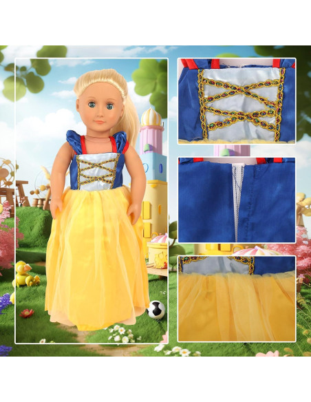 Ropa de Muñeca 18 Pulgadas Feayea - 6 Disfraces Princesa Ropa de Muñeca 18 Pulgadas Feayea - 6 Disfraces Princesa