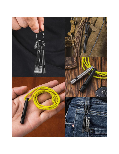 Silbatos de Seguridad TISUR 2pcs Titanio 120db Alta Calidad Silbatos de Seguridad TISUR 2pcs Titanio 120db Alta Calidad