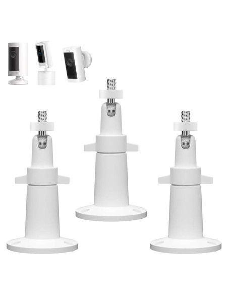 Paquete de 3 Soportes de Pared Ajustables para Cámara Arlo y Ring Paquete de 3 Soportes de Pared Ajustables para Cámara Arlo y Ring