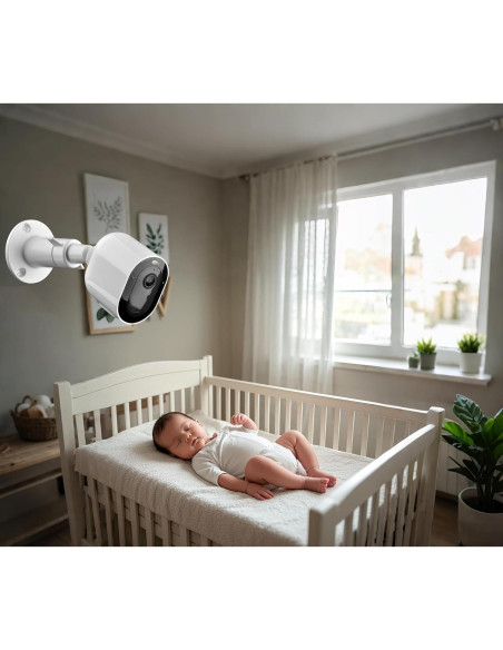 Paquete de 3 Soportes de Pared Ajustables para Cámara Arlo y Ring Paquete de 3 Soportes de Pared Ajustables para Cámara Arlo y Ring