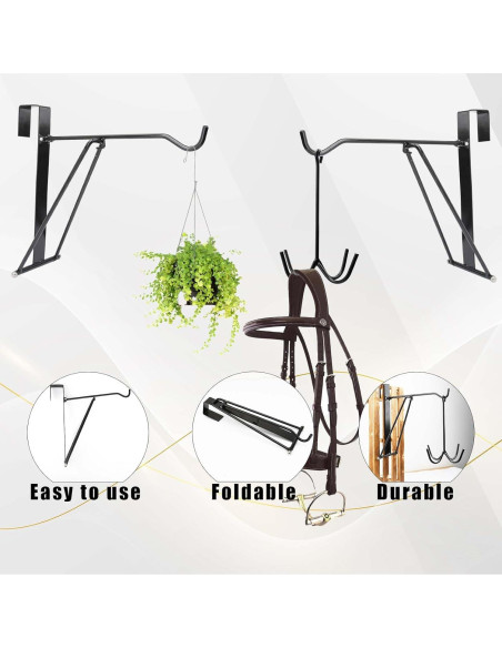 Perchero Plegable HDYEGY 2 Pcs para Colgar en Puerta 35.56 cm Perchero Plegable HDYEGY 2 Pcs para Colgar en Puerta 35.56 cm