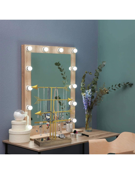 Soporte Organizador de Joyería Urban Deco Flecha Dorado 4 Niveles Soporte Organizador de Joyería Urban Deco Flecha Dorado 4 Niveles
