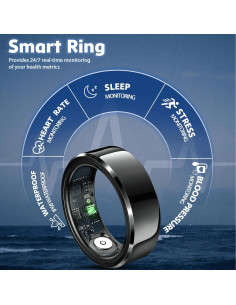 Anillo Inteligente Uaunega IP68 Monitoreo de Sueño y Salud 2