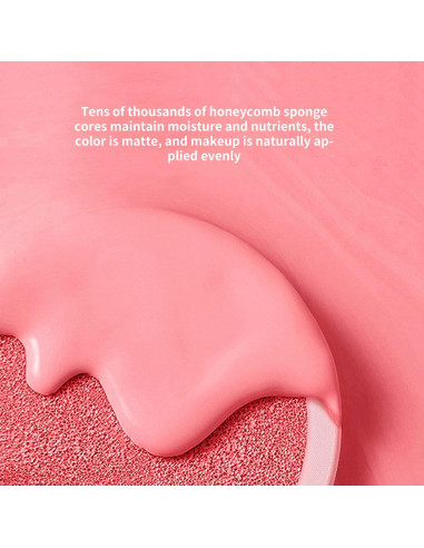 Cojín de Rubor Líquido Amor Azul 64g Rosa Durazno