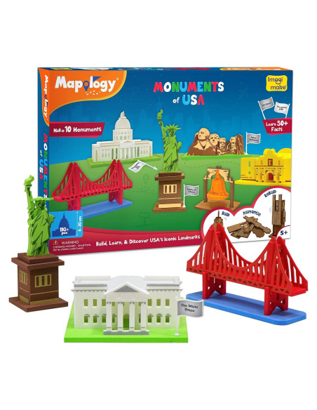 Rompecabezas 3D Imagimake Monumentos de EE. UU. para Niños Rompecabezas 3D Imagimake Monumentos de EE. UU. para Niños