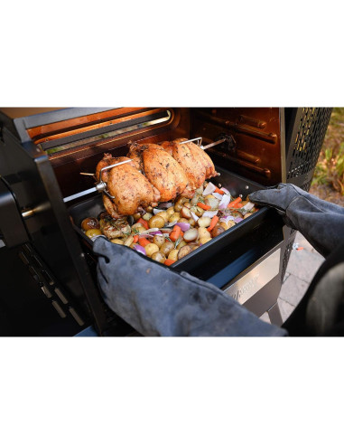 Kit de Rotisserie Masterbuilt Serie Gravity con Varillas Inoxidable
