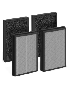 Juego de Filtros de Reemplazo AP2 True HEPA para Priestley PM1240B