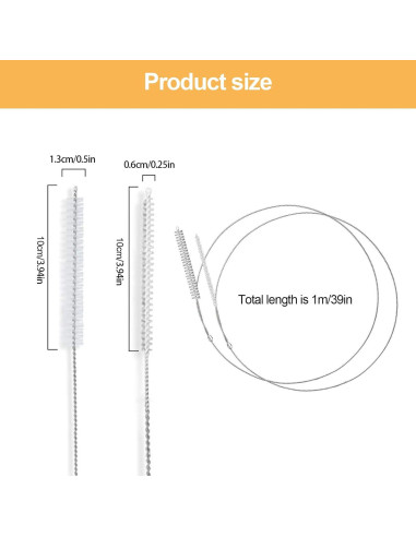 Set de 4 Limpiadores de Tubos Largos YFANITI 1m Flexibles