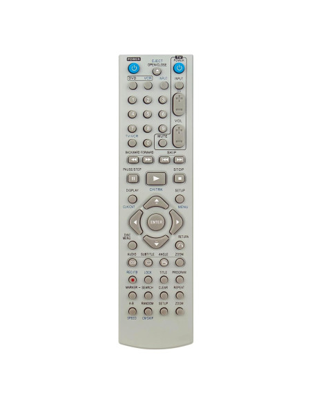 Control Remoto Reemplazo Zenith 6711R1P072D para DVD/VHS Control Remoto Reemplazo Zenith 6711R1P072D para DVD/VHS