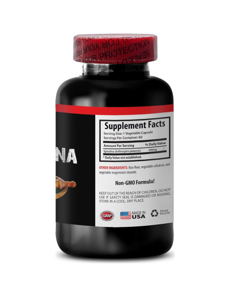 Cápsulas de Espirulina Orgánica 170g - Suplemento Nutricional Cápsulas de Espirulina Orgánica 170g - Suplemento Nutricional