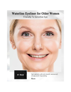 Delineador de Gel Negro Lestpola a Prueba de Agua 24H 2