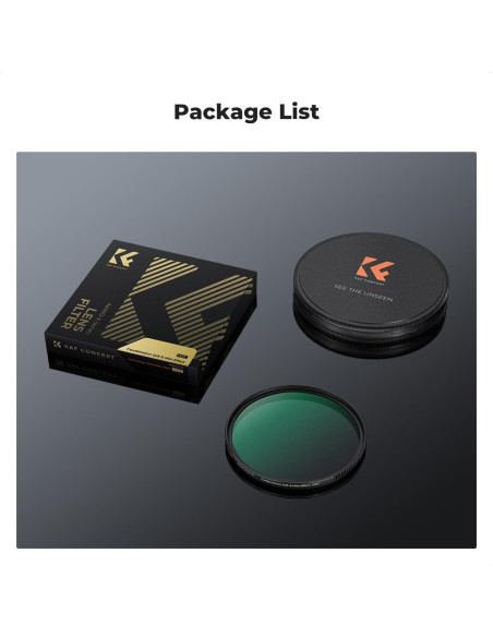 Filtro Combinado Suave y Nebuloso K&F Concept 82mm 1/4 Filtro Combinado Suave y Nebuloso K&F Concept 82mm 1/4