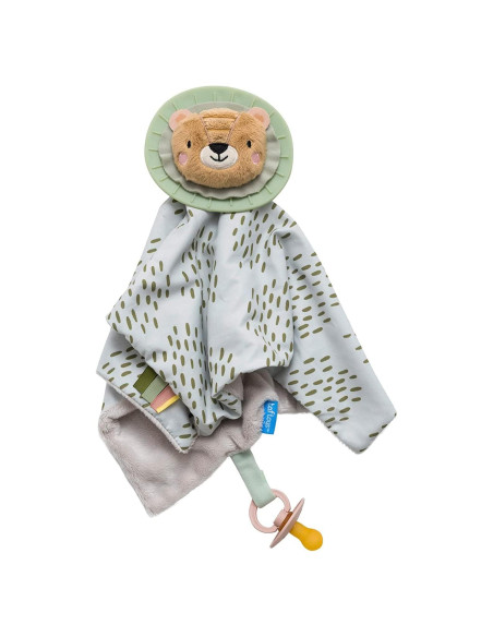 Manta de Seguridad Suave Taf Toys León con Mordedor 35x35cm Manta de Seguridad Suave Taf Toys León con Mordedor 35x35cm