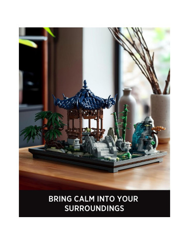 Conjunto de Construcción Jardín Chino Nifeliz 1877 Piezas