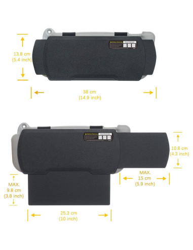 Extensor de Visera de Coche TFY Negro Anti-Deslumbrante