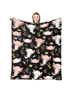 Manta de Franela Axolote NORSEASON 127x102cm Regalo Ideal
