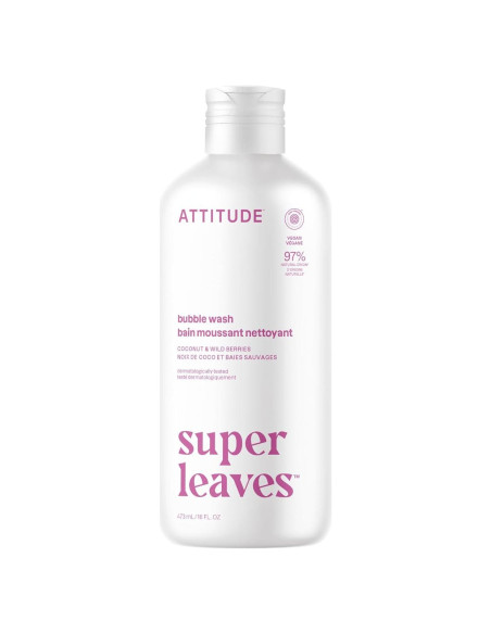 Baño de Burbujas ATTITUDE Coco y Berries Silvestres 473 ml Baño de Burbujas ATTITUDE Coco y Berries Silvestres 473 ml