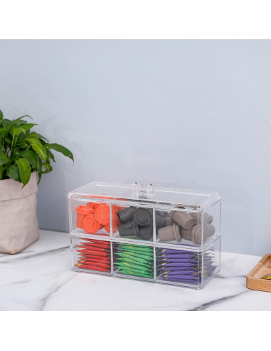 Juego de 2 Cajas Organizadoras de Cables Yesesion 23.3x9.4x8.8cm