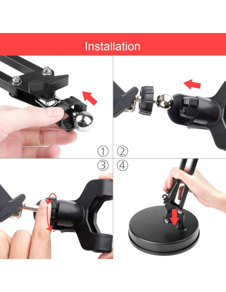 Soporte de Teléfono de Sobremesa ChromLives 360 Ajustable Soporte de Teléfono de Sobremesa ChromLives 360 Ajustable