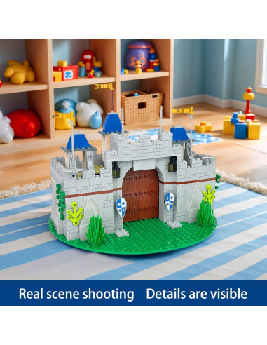 Conjunto de Bloques de Construcción Castillo Medieval Usoway 12 Figuras