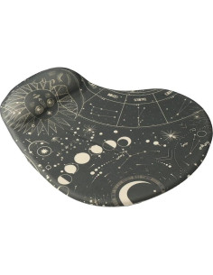 Alfombrilla de Ratón Vintage Moon Dohobby con Soporte Ergonómico 2