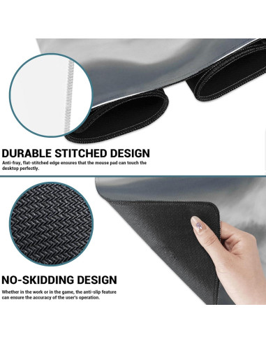 Alfombrilla de Ratón Extendida Bidesk Crow 80x30 cm Gótica