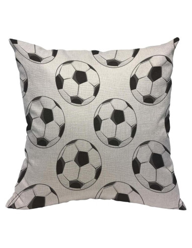 Funda de Almohada Cuadrada TKS MITLAN 45x45 cm Patrón Fútbol