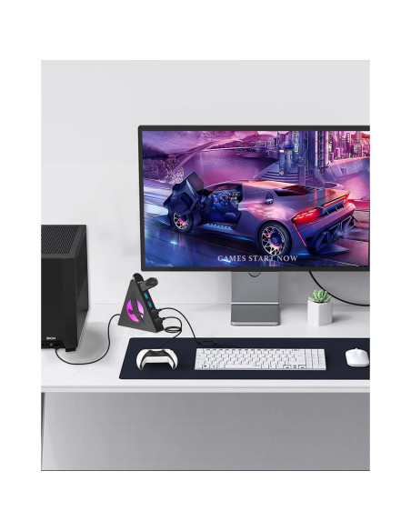 Hub USB 3.0 JoyReken de 7 Puertos con Luz RGB 0.61m Hub USB 3.0 JoyReken de 7 Puertos con Luz RGB 0.61m