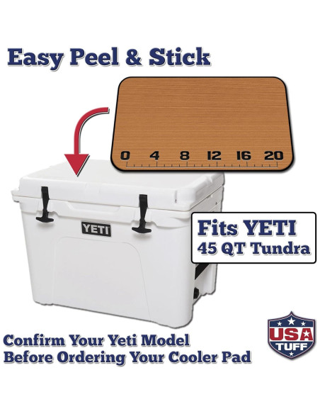 Pad para enfriador YETI 45 Tundra USATuff EVA antideslizante Pad para enfriador YETI 45 Tundra USATuff EVA antideslizante