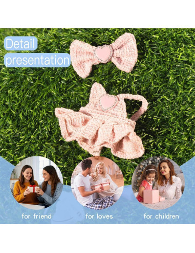 Conjunto de Ropa de Muñeca 17cm Chic con Accesorios Premium