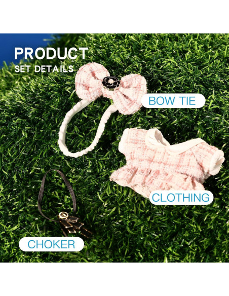 Conjunto de Ropa de Muñeca 17cm Chic con Accesorios Premium Conjunto de Ropa de Muñeca 17cm Chic con Accesorios Premium