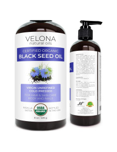 Aceite de Semilla de Comino Negro Velona 226.8 g Orgánico