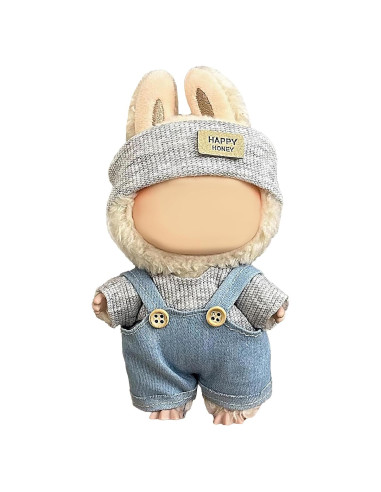 Conjunto de Ropa de Muñeca CPCOIN 3 Piezas 17 cm Denim