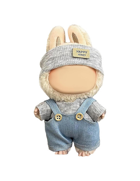 Conjunto de Ropa de Muñeca CPCOIN 3 Piezas 17 cm Denim Conjunto de Ropa de Muñeca CPCOIN 3 Piezas 17 cm Denim