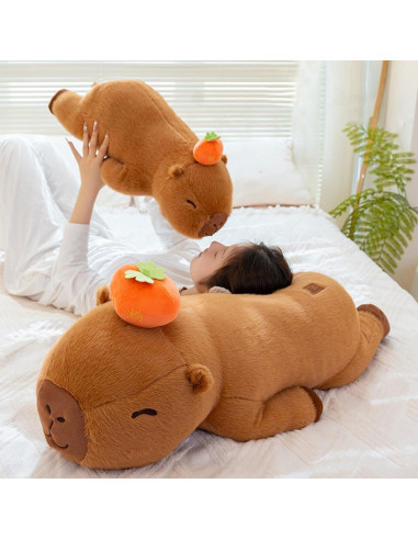 Peluche Capibara de Persimón PEACH CAT 60 cm para Niños
