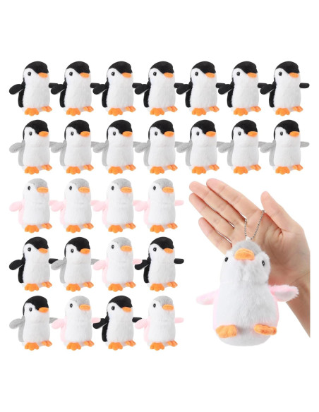 Mini Llave de Peluche Pingüino Motionchic - 30 Unidades 13 cm Mini Llave de Peluche Pingüino Motionchic - 30 Unidades 13 cm