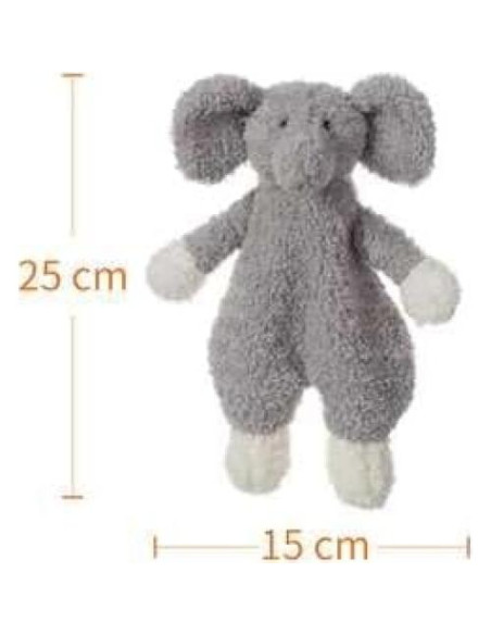 Manta de Seguridad Elefante Apricot Lamb 25.4 cm Suave Manta de Seguridad Elefante Apricot Lamb 25.4 cm Suave