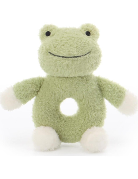 Sonajero Suave Rana Cordero Albaricoque 15 cm para Bebés Sonajero Suave Rana Cordero Albaricoque 15 cm para Bebés
