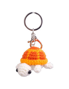 Muñeca de Tortuga de Ganchillo MuMyer con Llavero Desmontable