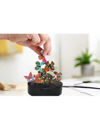 Escultura de Escritorio LICRAFT Mariposas 11 Piezas Antiestrés