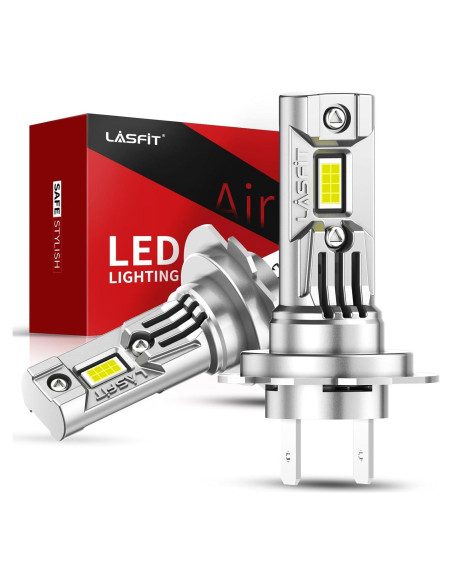 Bombillas H7 LASFIT BEAM YX 6000K Luz Fría 2 Piezas Bombillas H7 LASFIT BEAM YX 6000K Luz Fría 2 Piezas