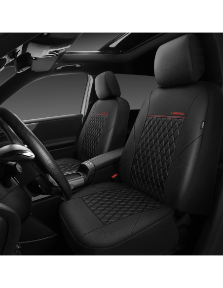 Funda de Asiento de Cuero CAR PASS ZT618PU-BK1L2 Negra Universal Funda de Asiento de Cuero CAR PASS ZT618PU-BK1L2 Negra Universal