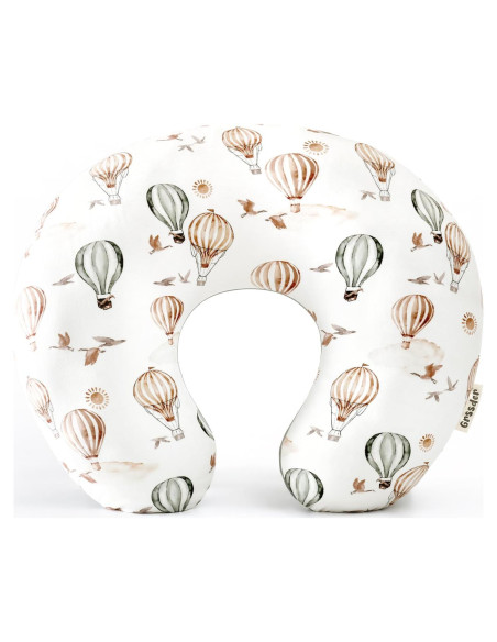 Funda de Almohada de Lactancia GRSSDER Minky Globo 63.5x58.4 cm Funda de Almohada de Lactancia GRSSDER Minky Globo 63.5x58.4 cm