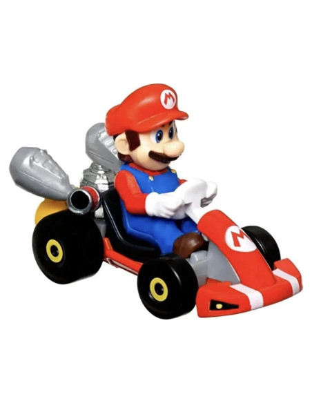 Vehículo Diecast Mario Kart Hot Wheels 1:64 Super Mario Bros Vehículo Diecast Mario Kart Hot Wheels 1:64 Super Mario Bros