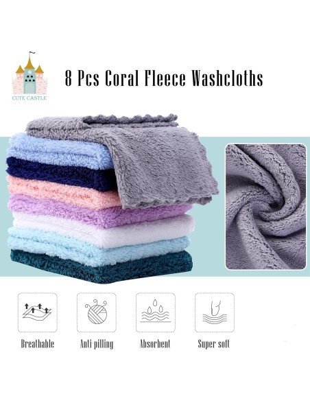 Toalla con Capucha para Bebé Cute Castle 2 Piezas 71x71 cm Toalla con Capucha para Bebé Cute Castle 2 Piezas 71x71 cm
