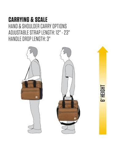 Nevera Aislada Carhartt 24 Latas Bluestone Resistente Agua