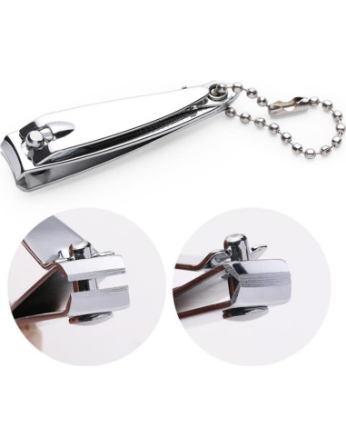 Cortadores de Uñas de Acero Inoxidable QPOIBSD - 3 Piezas