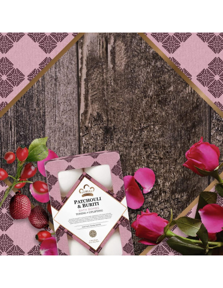 Bombas de Baño Nubian Heritage Patchouli y Buriti 6 Piezas 45 g Bombas de Baño Nubian Heritage Patchouli y Buriti 6 Piezas 45 g