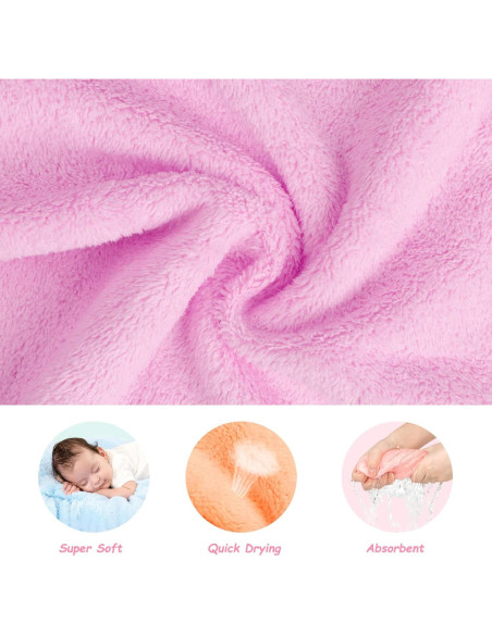 Toallitas de Baño Orighty para Bebés 24-Pack Microfibra Coral Toallitas de Baño Orighty para Bebés 24-Pack Microfibra Coral